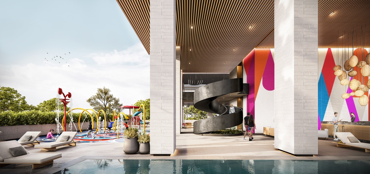 01 IMAGEN PISCINA HQ de tamaño grande Galeria Towers & Plaza|Galeria Towers & Plaza