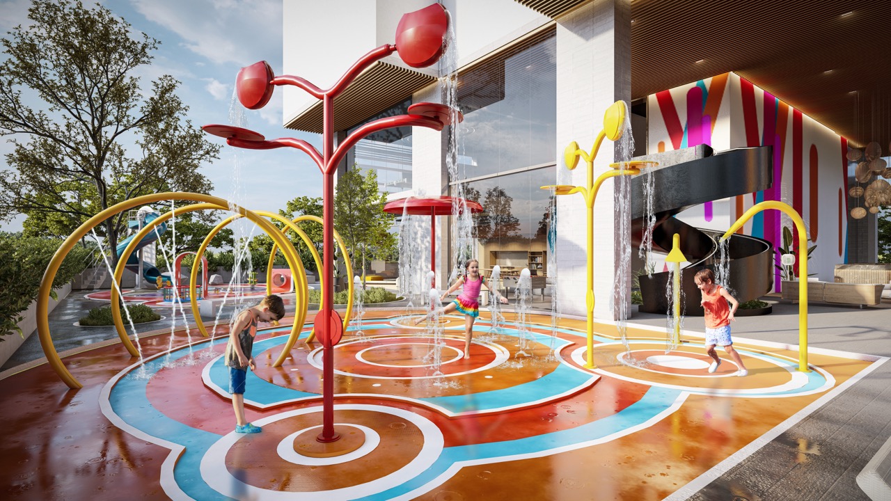20230905_Render07_SplashPark de tamaño grande Galeria Towers & Plaza|Galeria Towers & Plaza
